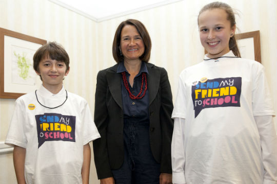 Mal and Alexandra with Catherine West